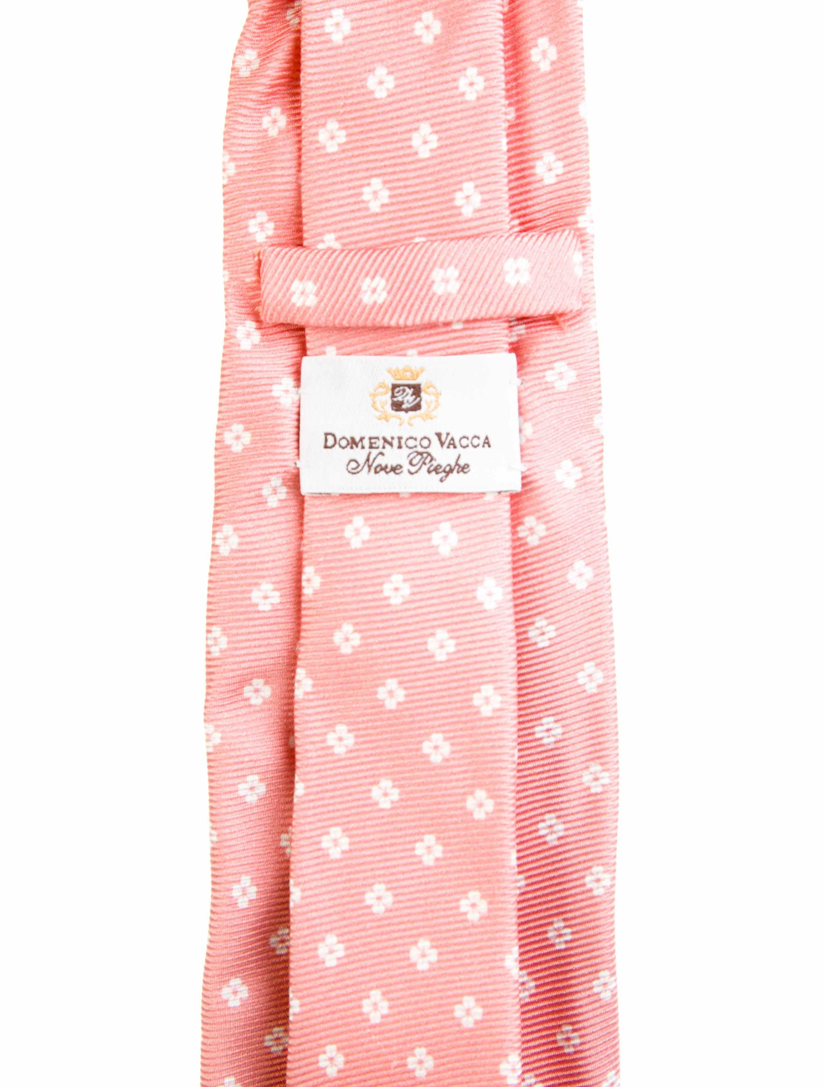 Domenico Vacca Printed Silk Tie