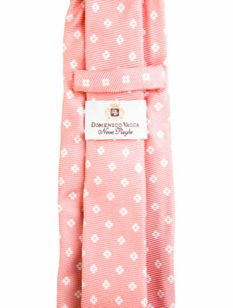 Domenico Vacca Printed Silk Tie