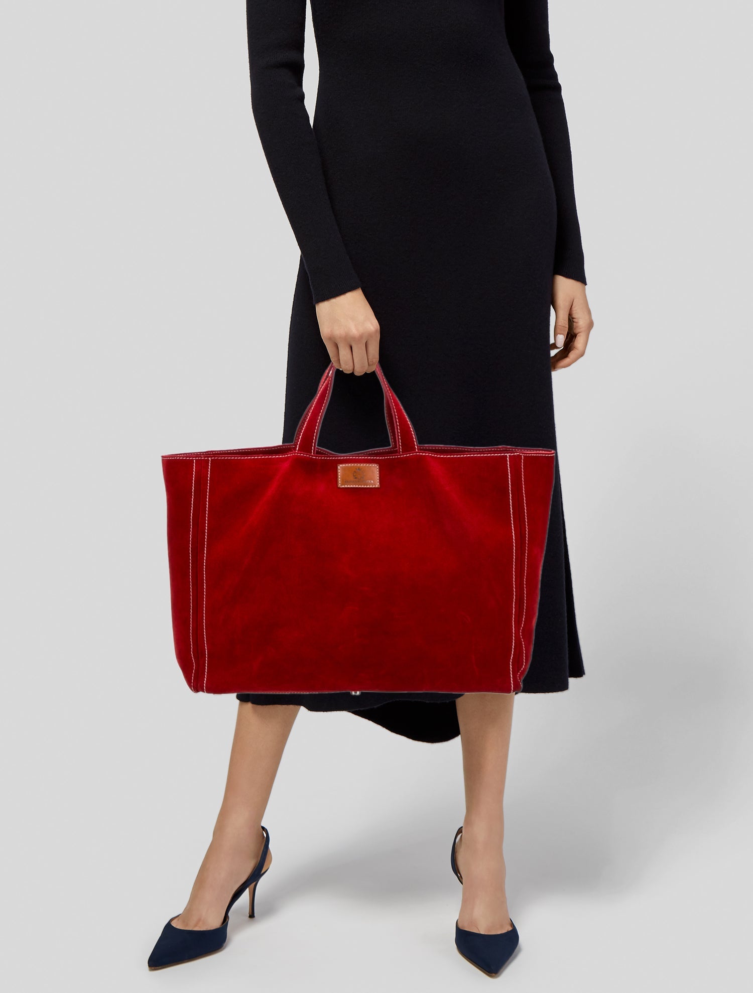 Domenico Vacca Suede Tote