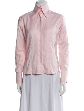 Domenico Vacca Long Sleeve Button-Up Top