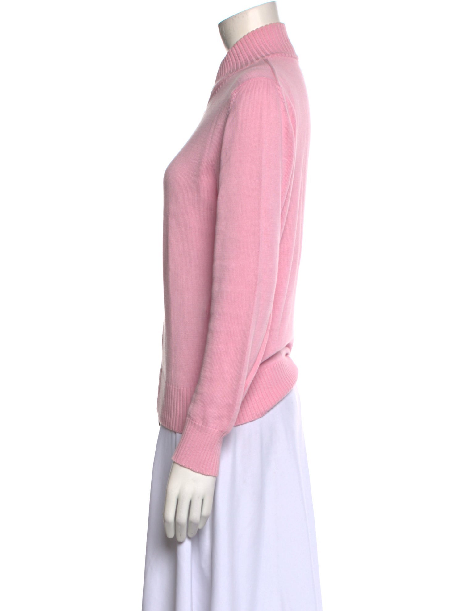 Domenico Vacca Mock Neck Long Sleeve Sweatshirt