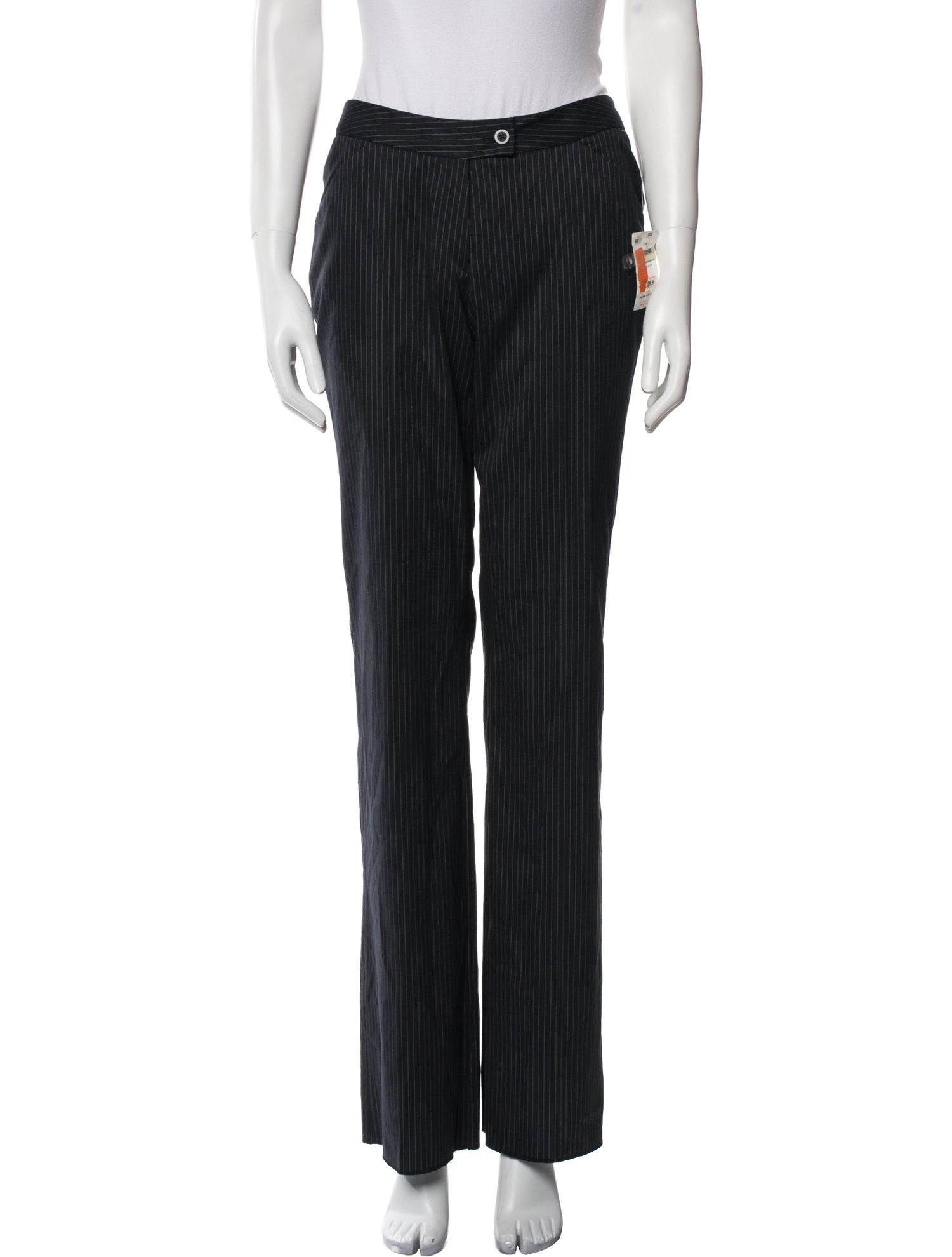 Domenico Vacca Striped Wide Leg Pants