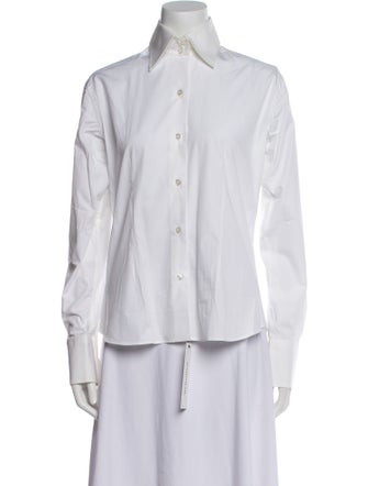 Domenico Vacca Long Sleeve Button-Up Top