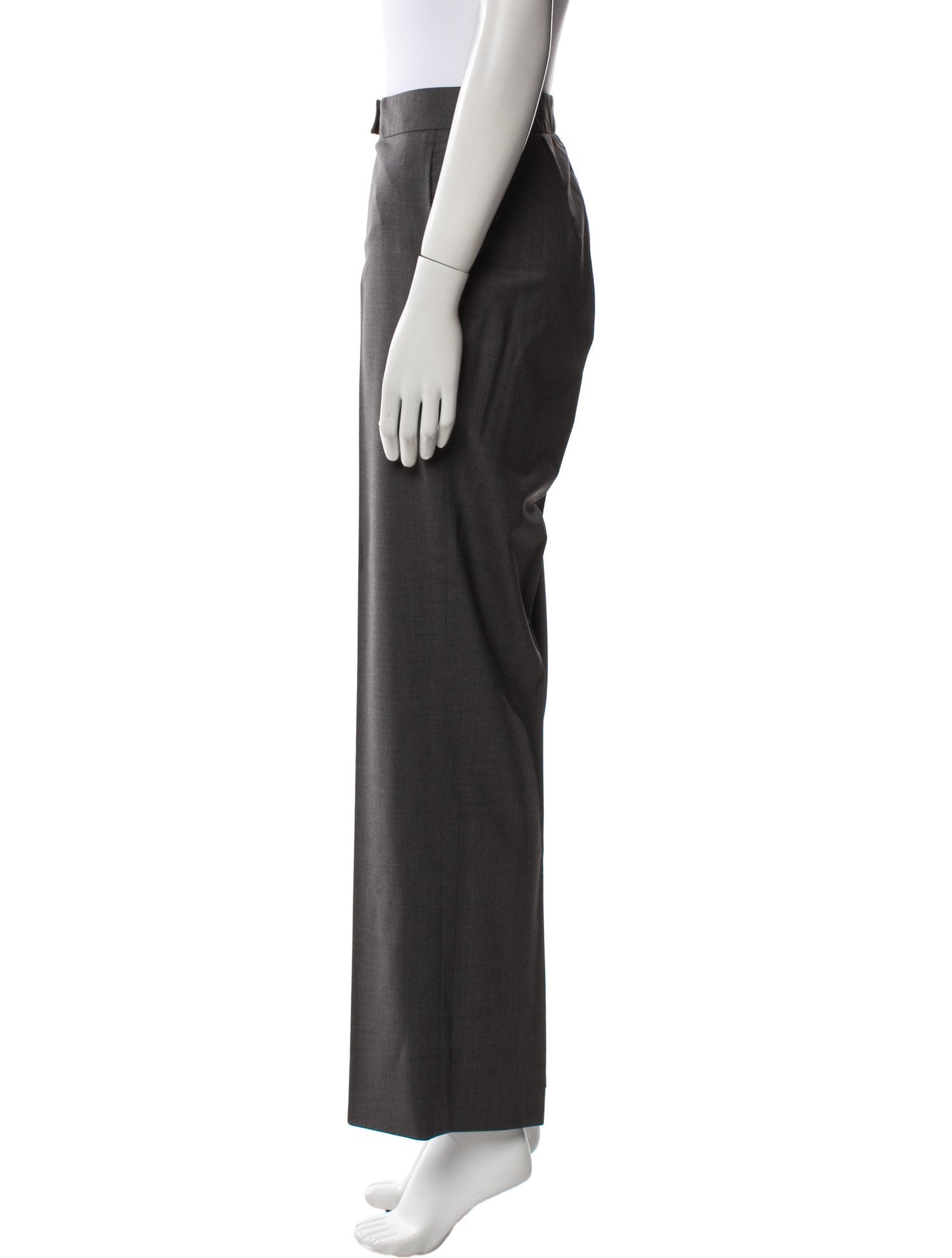 Domenico Vacca Wool Wide Leg Pants
