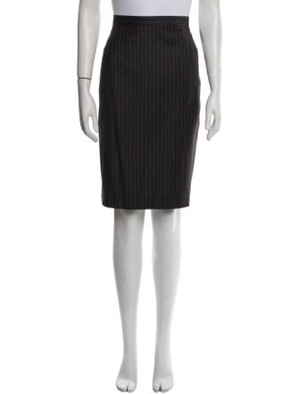 Domenico Vacca Wool Knee-Length Skirt