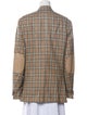 Domenico Vacca Wool Plaid Print Blazer