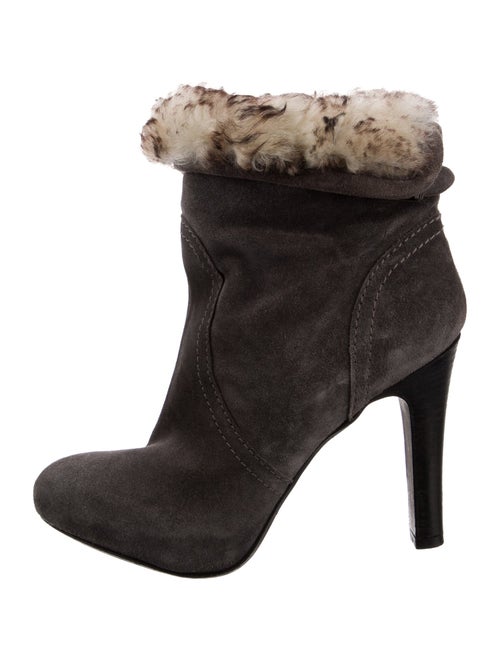 Domenico Vacca Suede Fur Trim Boots