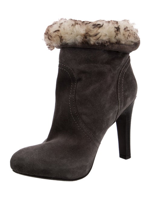 Domenico Vacca Suede Fur Trim Boots