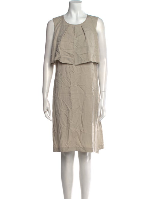 Domenico Vacca Scoop Neck Knee-Length Dress