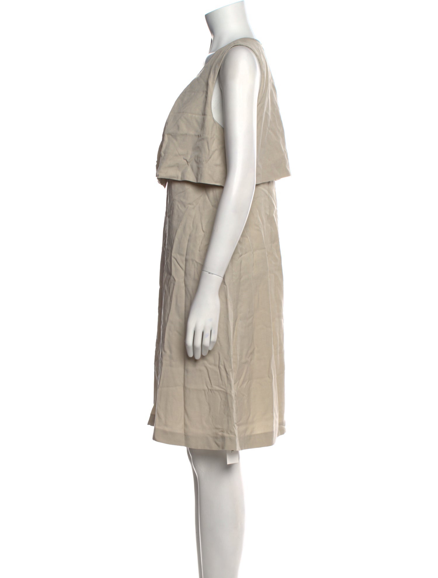 Domenico Vacca Scoop Neck Knee-Length Dress