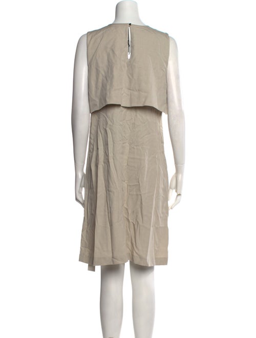 Domenico Vacca Scoop Neck Knee-Length Dress