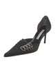 Domenico Vacca Satin D'Orsay Pumps