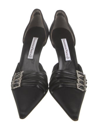 Domenico Vacca Satin D'Orsay Pumps