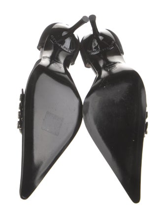 Domenico Vacca Satin D'Orsay Pumps