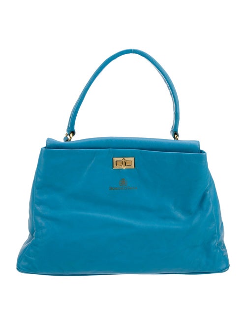Domenico Vacca Leather Top Handle Bag