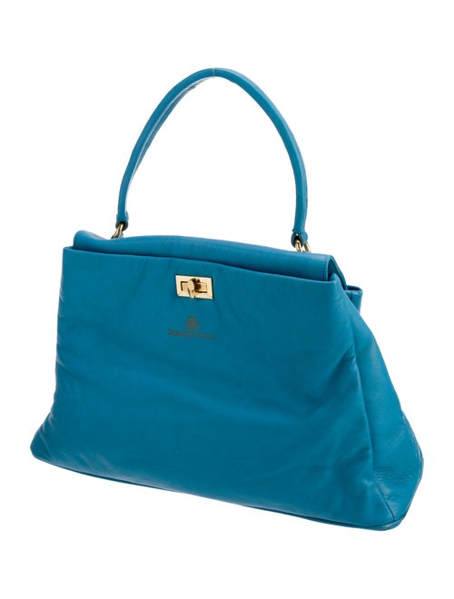 Domenico Vacca Leather Top Handle Bag