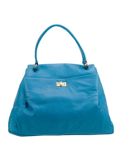 Domenico Vacca Leather Top Handle Bag