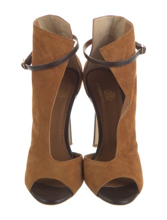 Domenico Vacca Suede T-Strap Pumps