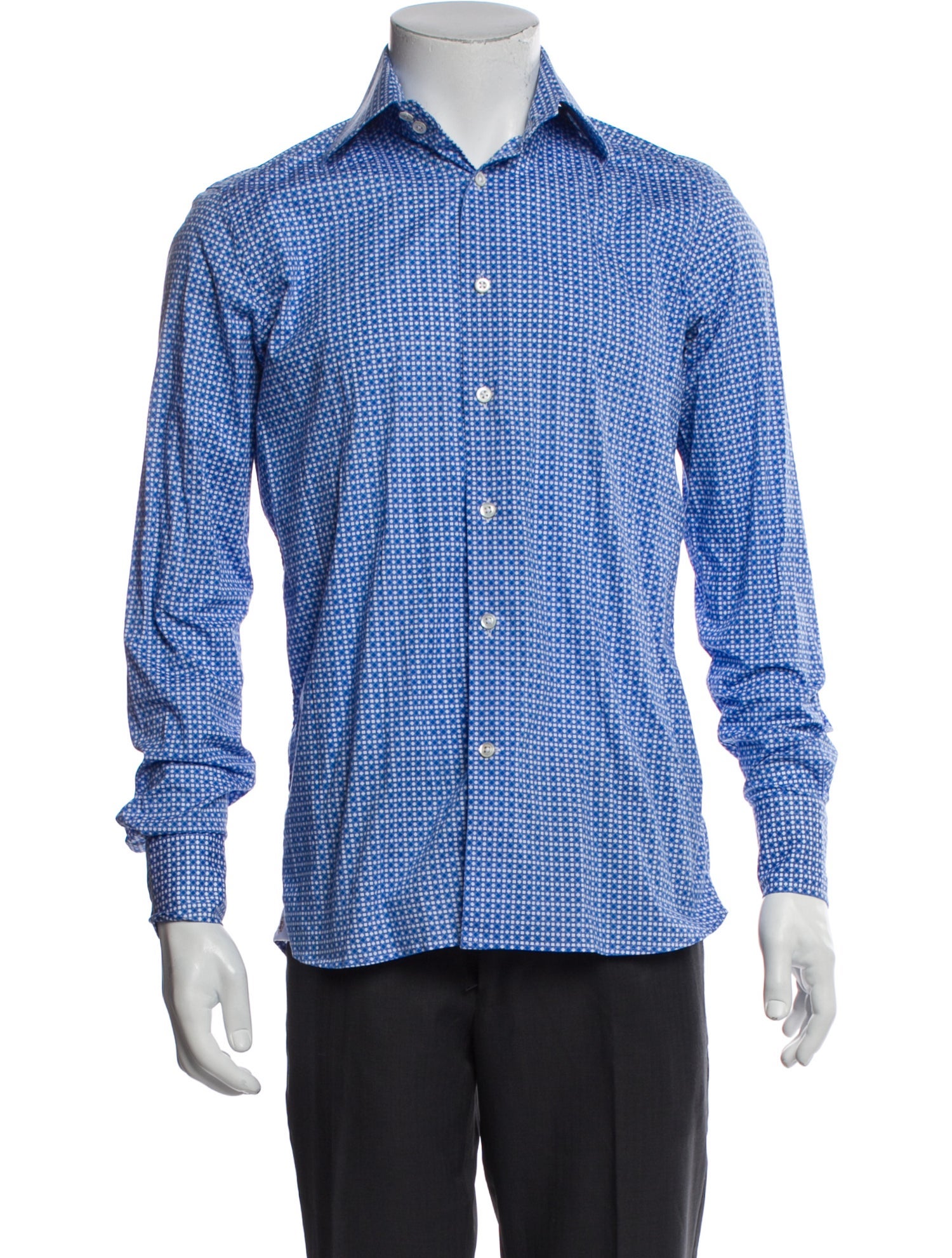 Domenico Vacca Plaid Print Long Sleeve Shirt