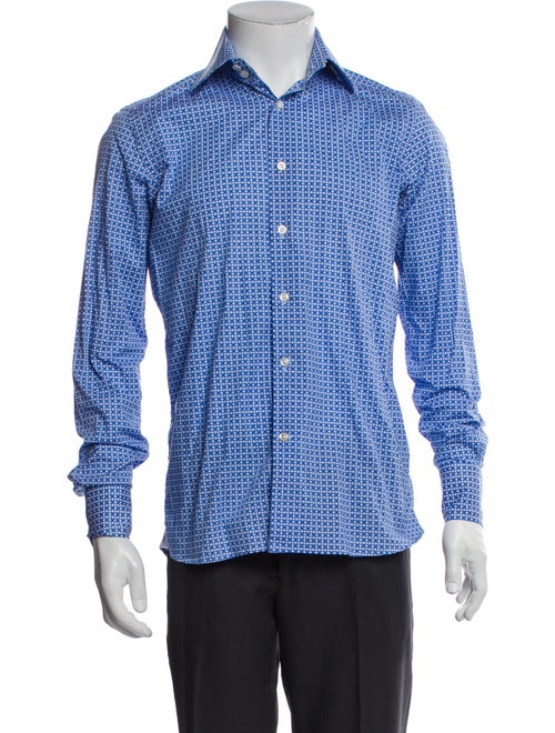 Domenico Vacca Plaid Print Long Sleeve Shirt