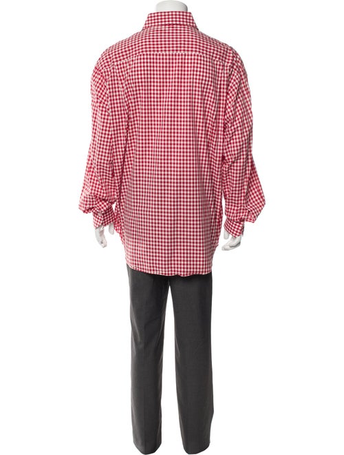 Domenico Vacca Plaid Print Long Sleeve Shirt