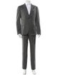 Domenico Vacca Wool Plaid Print Two-Piece Suit