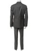 Domenico Vacca Wool Plaid Print Two-Piece Suit