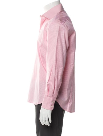 Domenico Vacca Plaid Print Long Sleeve Dress Shirt