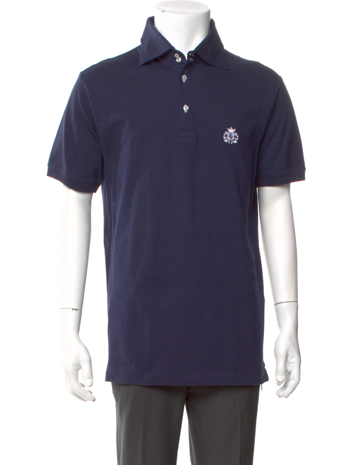 Domenico Vacca Collar Short Sleeve Polo Shirt