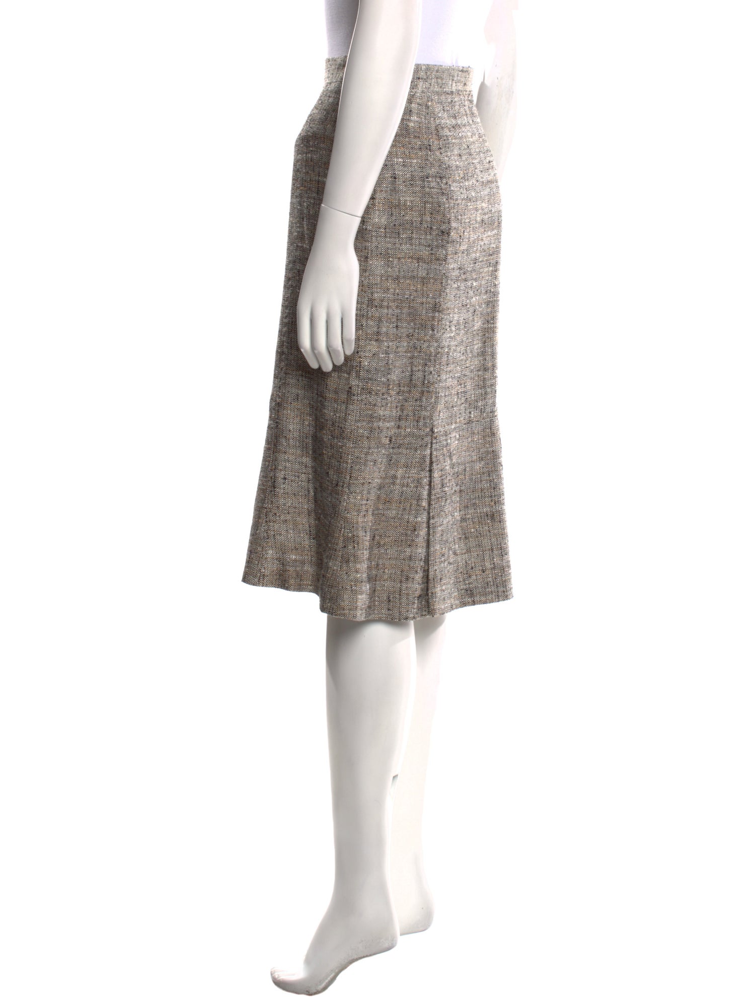 Domenico Vacca Silk Knee-Length Skirt