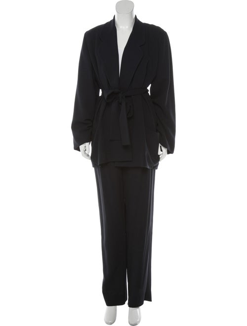 Donna Karan Vintage Wool Pantsuit Wool