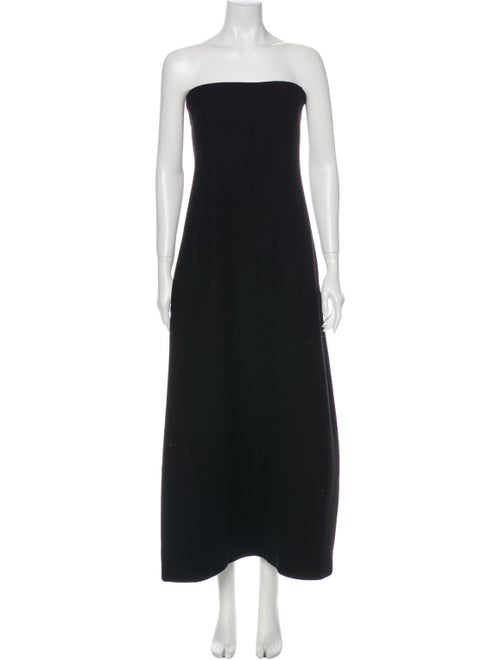 Donna Karan Wool Long Dress Wool