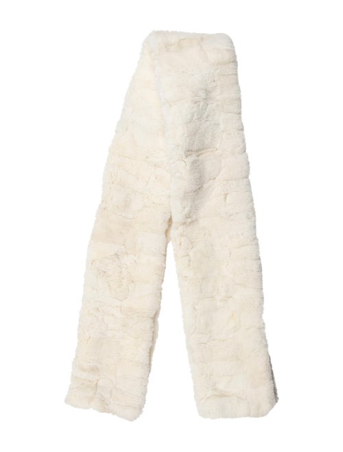 Donna Karan Rabbit Fur Stole