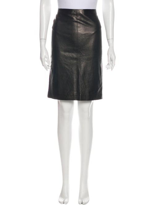 Donna Karan Knee-Length Skirt Brown