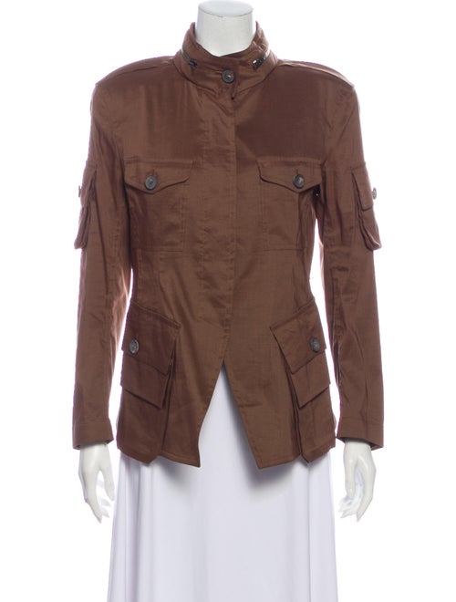 Donna Karan Utility Jacket Brown