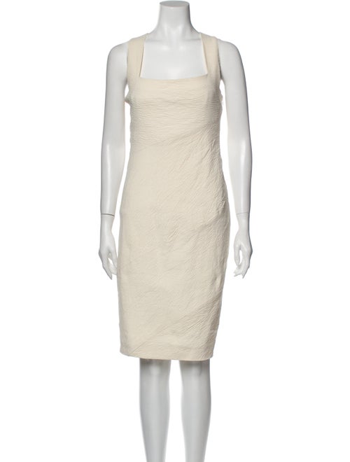 Donna Karan Linen Knee-Length Dress