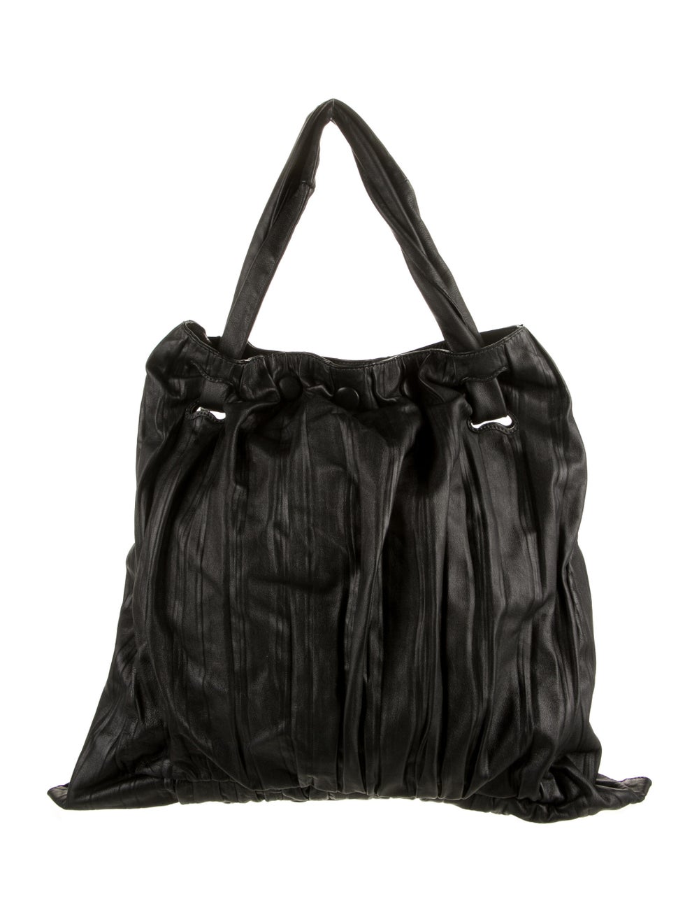 Donna Karan Leather Tote Handbags DON32323 The RealReal