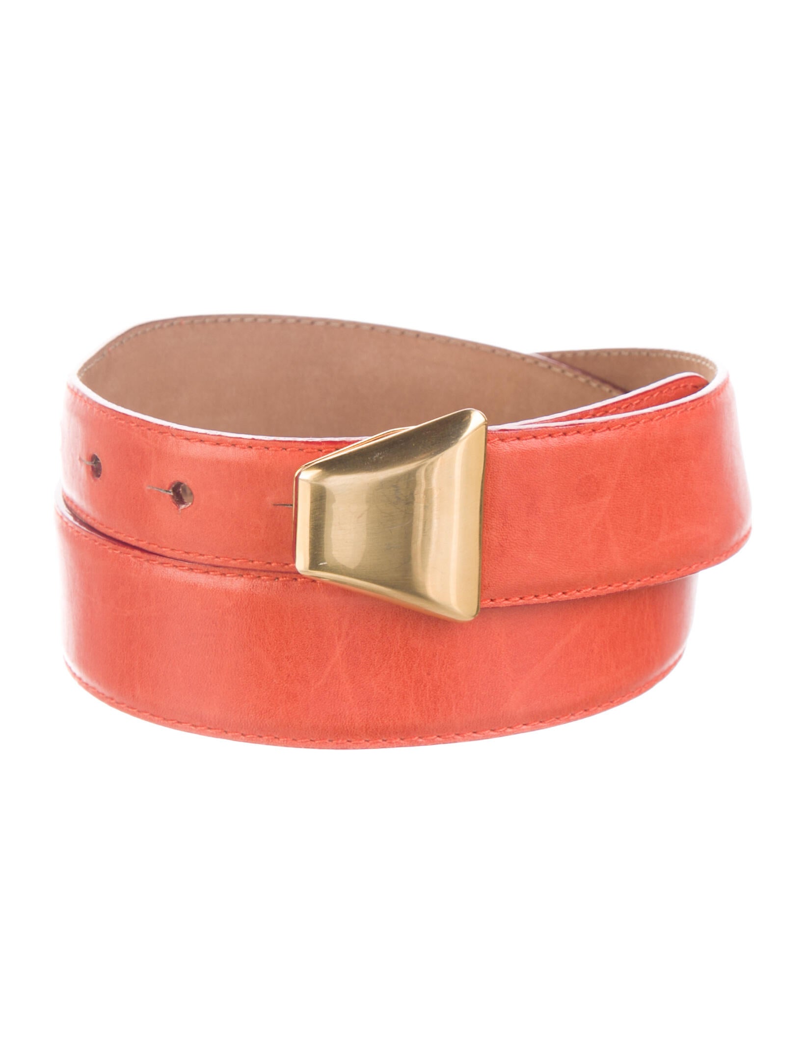 Donna Karan Leather Belt Kit - Orange 