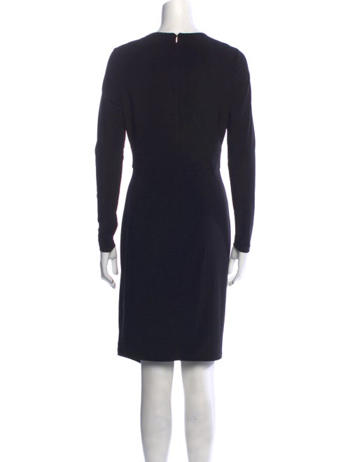 Donna Karan V-Neck Knee-Length Dress