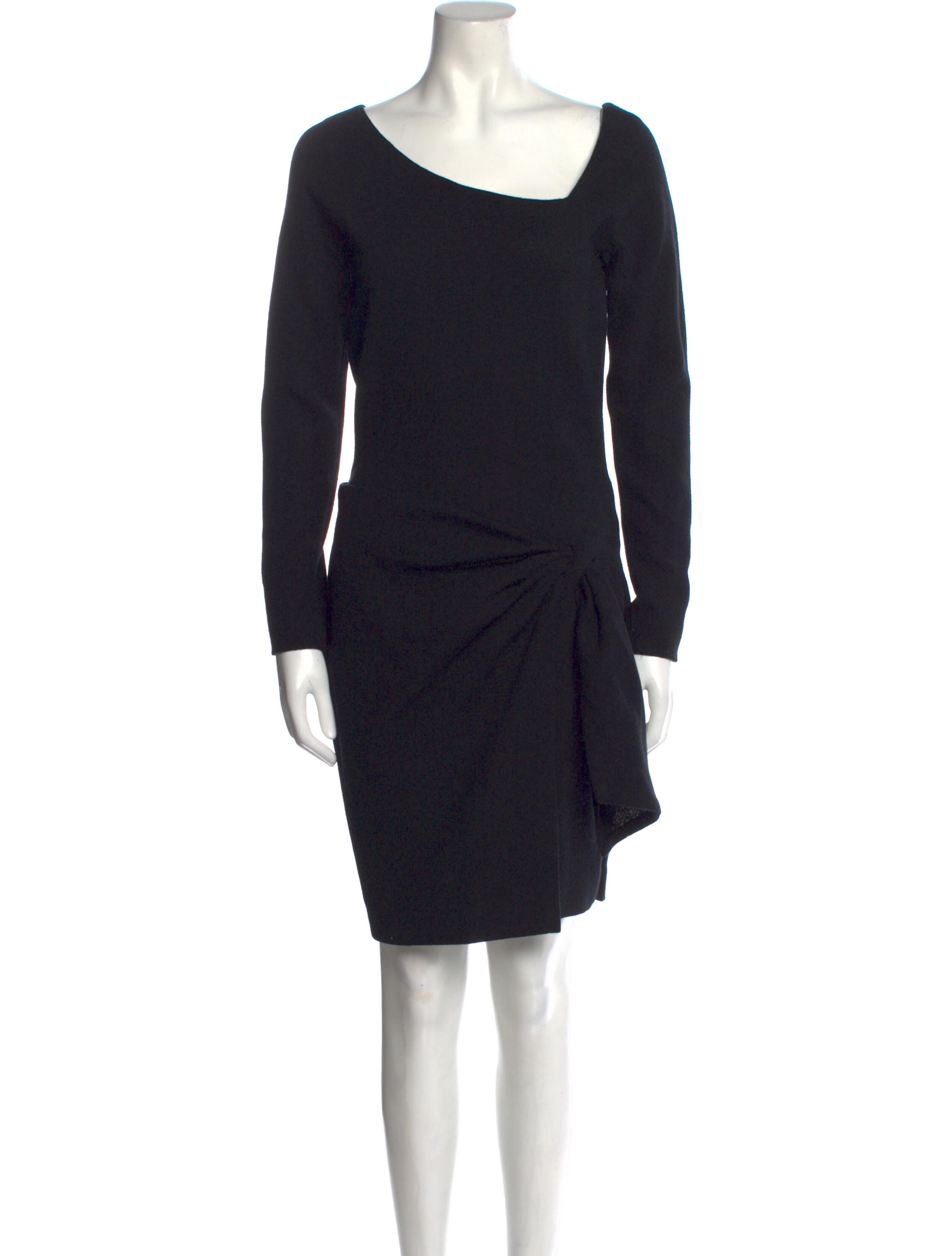 Donna Karan One-Shoulder Knee-Length Dress