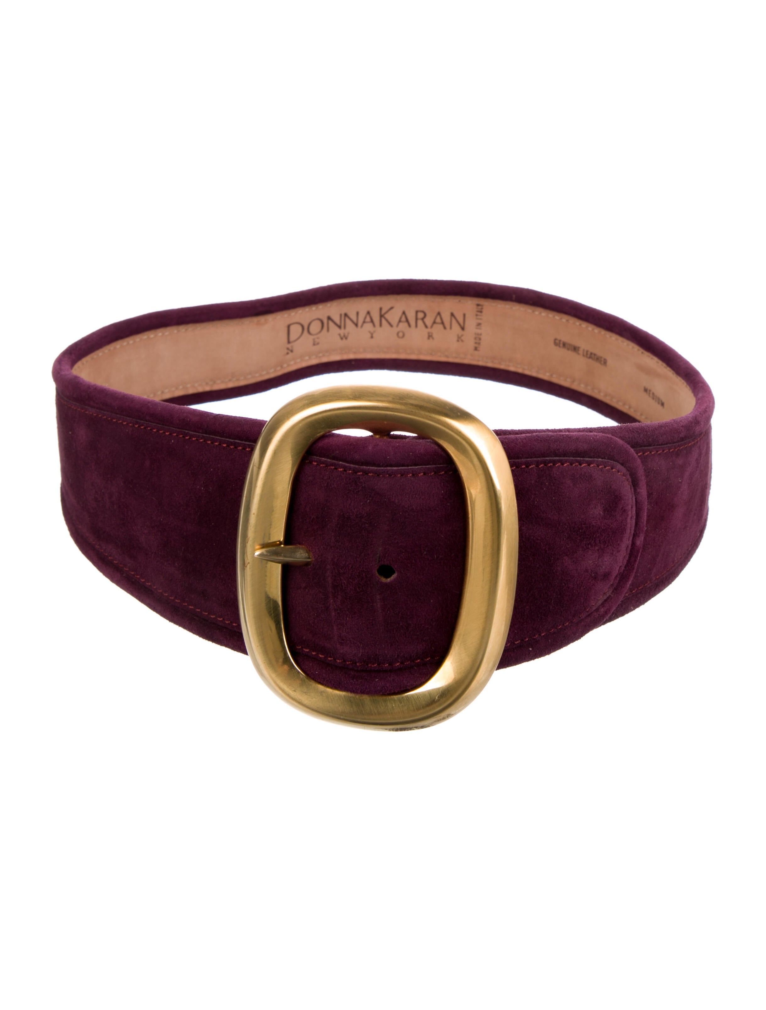 Donna Karan Suede Belt - Purple Belts, Accessories  display picture 2