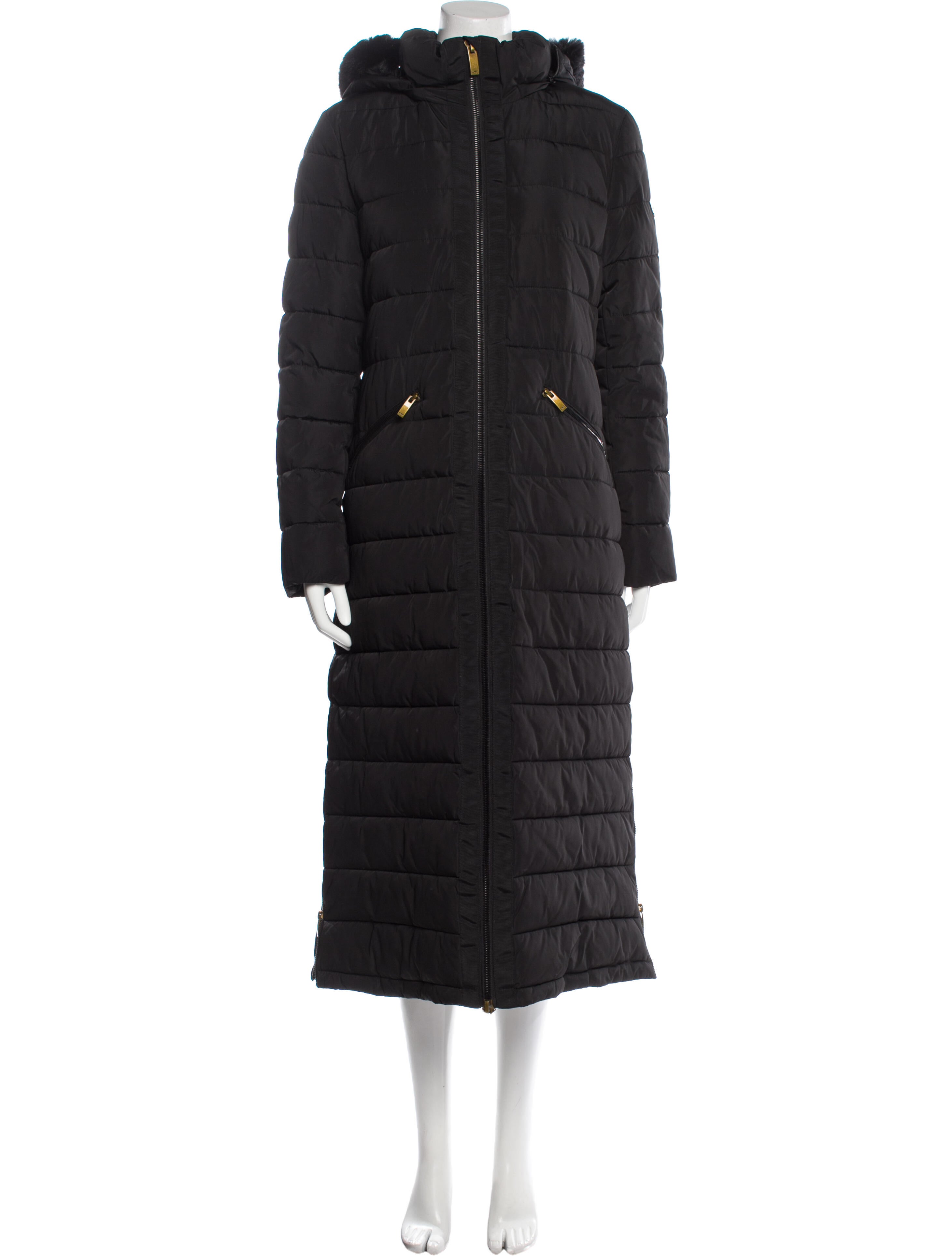 Donna Karan Down Coat Black Coats, Clothing DON48103 The RealReal