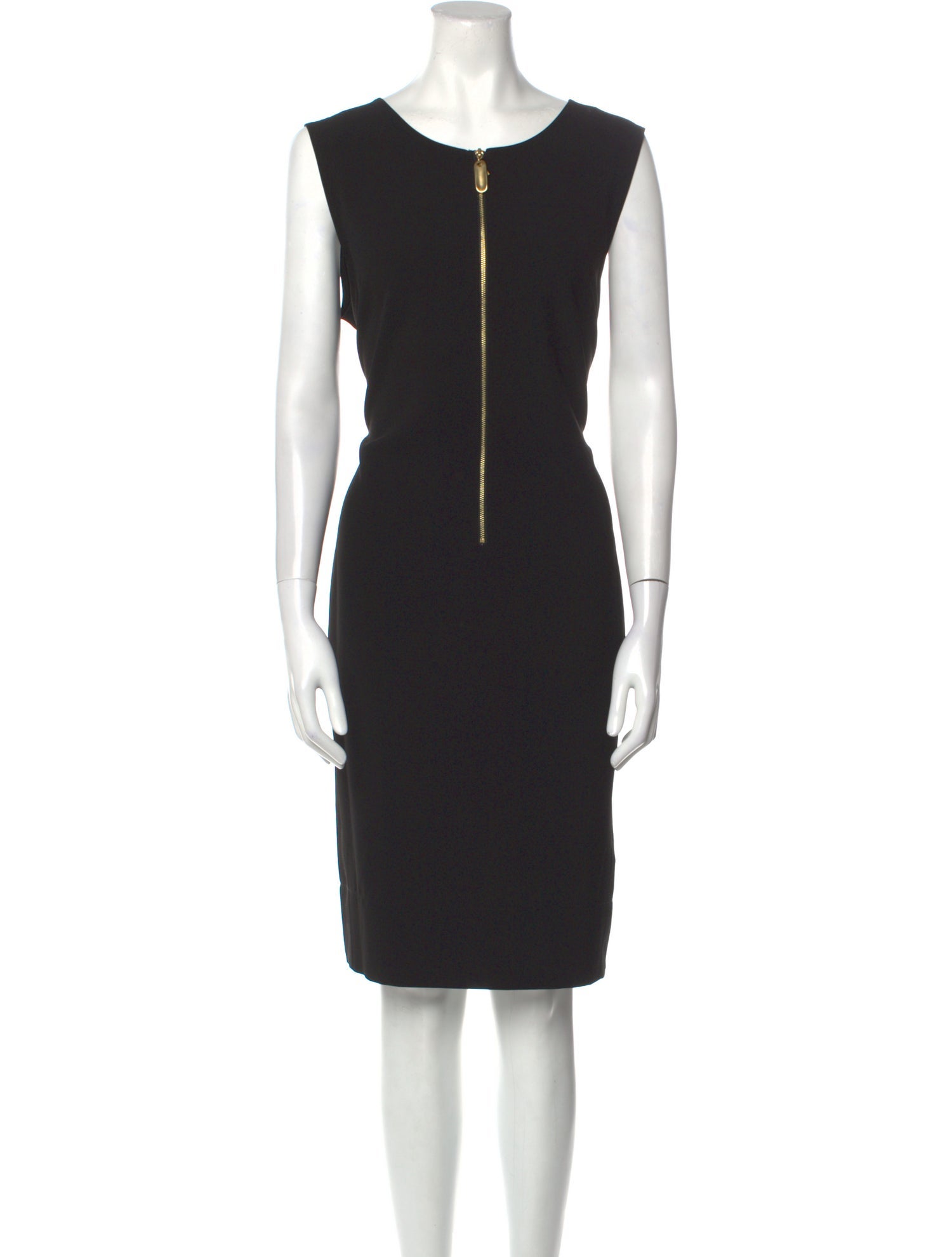 Donna Karan Scoop Neck Knee-Length Dress
