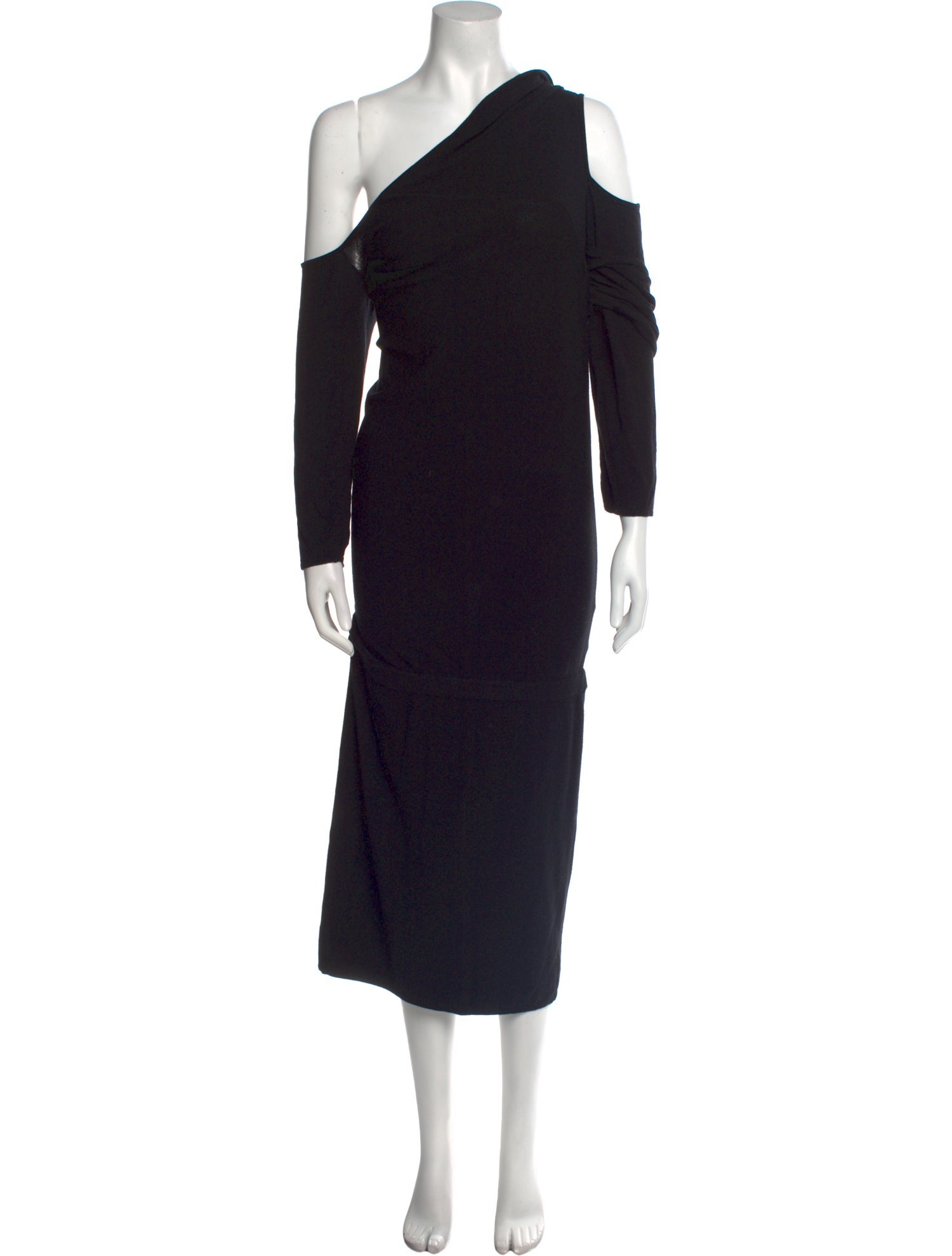 Donna Karan One-Shoulder Long Dress