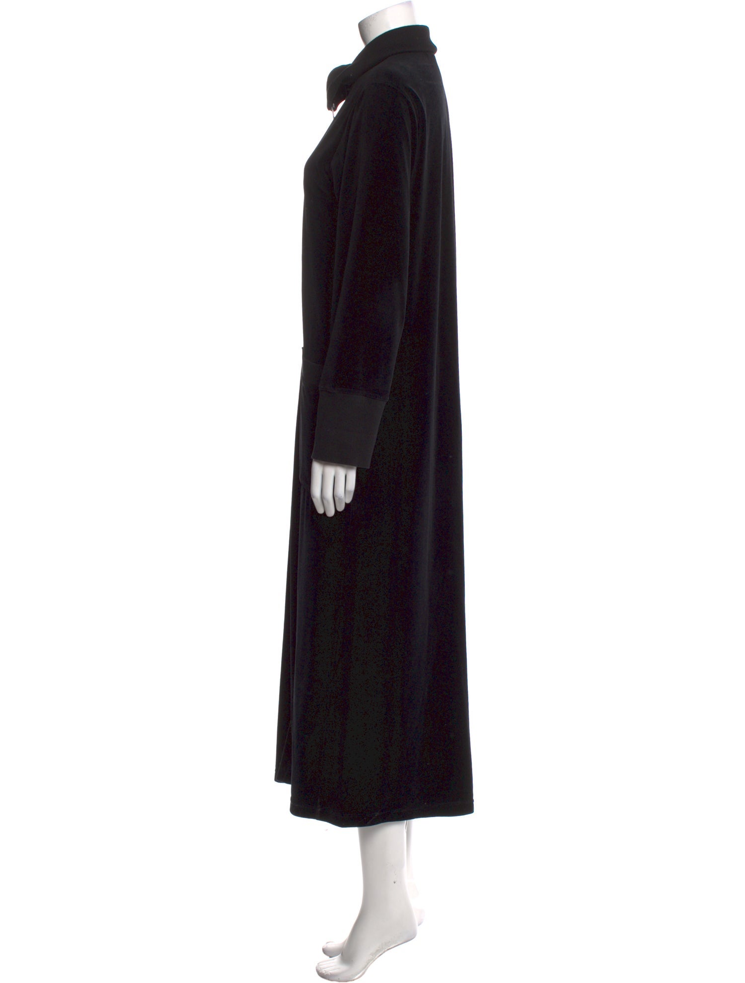 Donna Karan Mock Neck Long Dress
