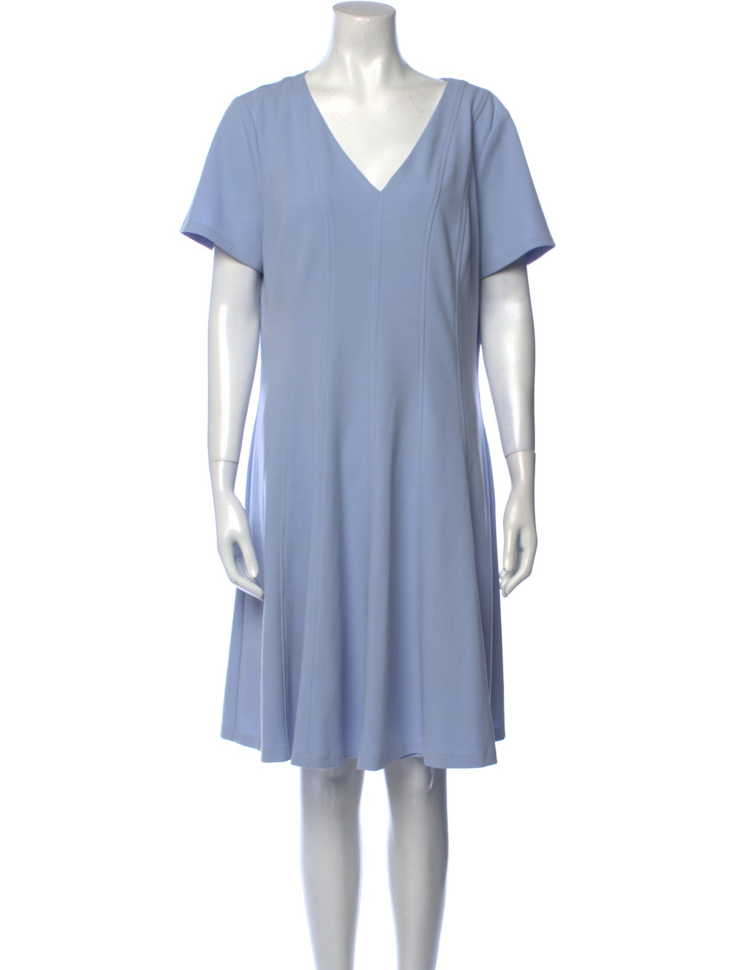 Donna Karan V-Neck Mini Dress