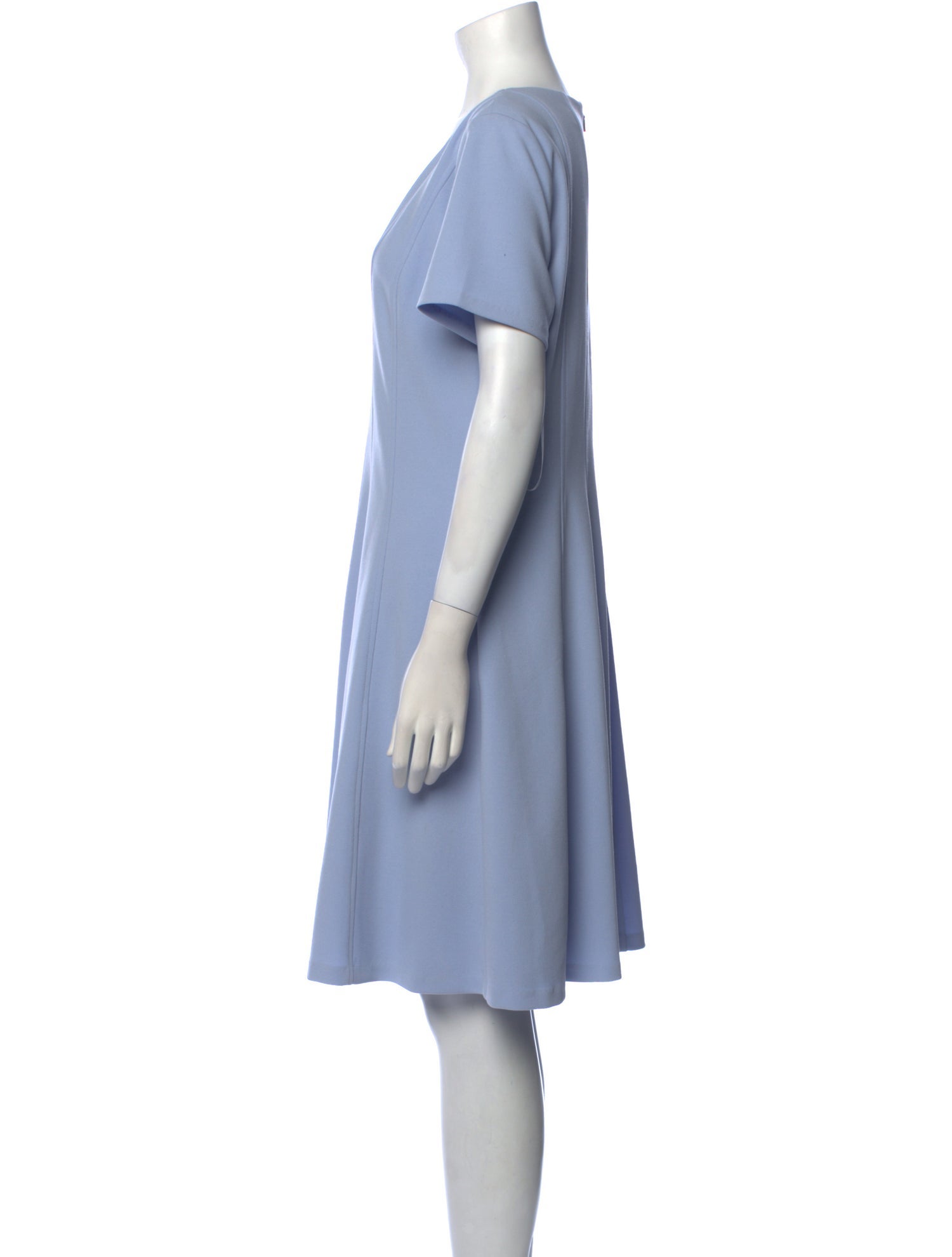 Donna Karan V-Neck Mini Dress