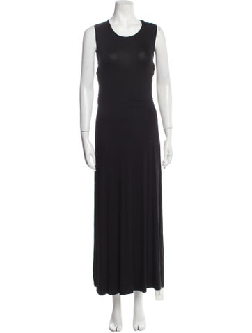 Donna Karan Dresses Scoop Neck Long Dress S