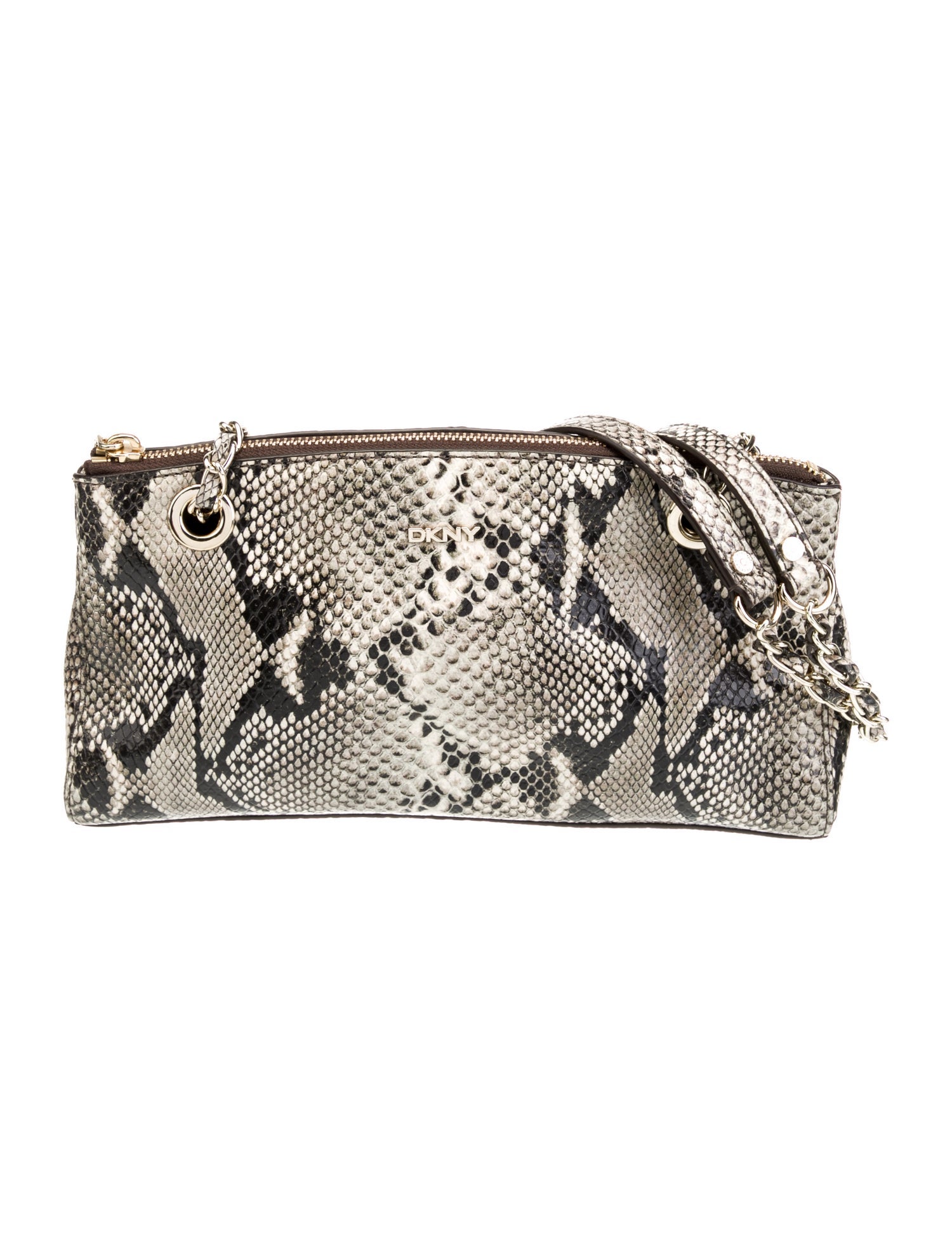 Classic Leather Shoulder Bag by Dkny