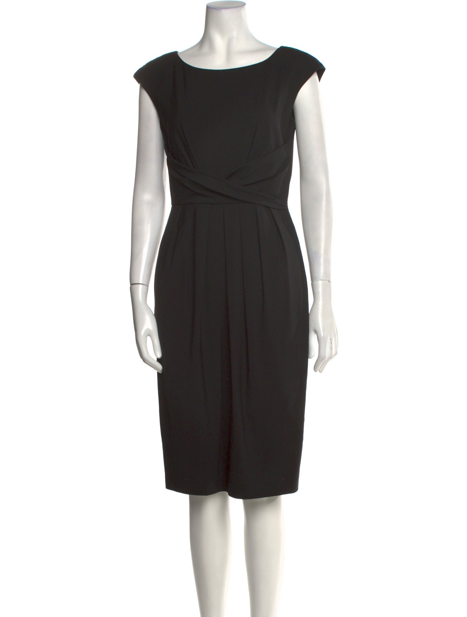 Donna Karan Wool Knee-Length Dress